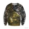 !!! LIVRAISON OFFERTE !!! PROMO !! Sweat 3D Réaliste Pêche Ou Chasse !! NOUVEAUTÉ 2020 !! Réf 142