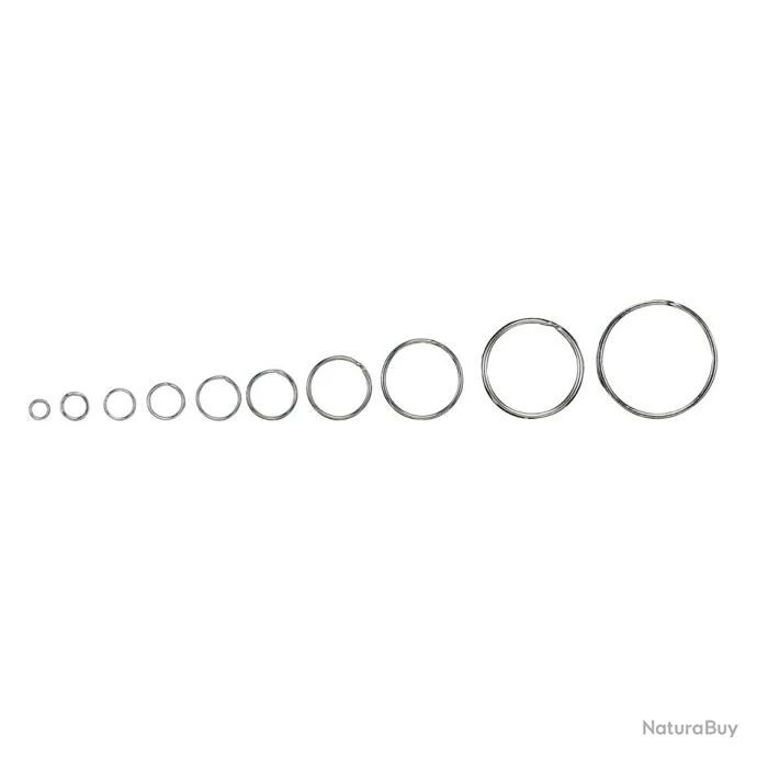 100 Anneaux Brises Nickeles Flashmer 20MM 1 100 Anneaux Brises Nickeles Flashmer 20MM