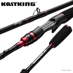 Canne à Pêche KASTKING De 2,28m Acier Accessoire Carbone Adapté Brochet Et Bar