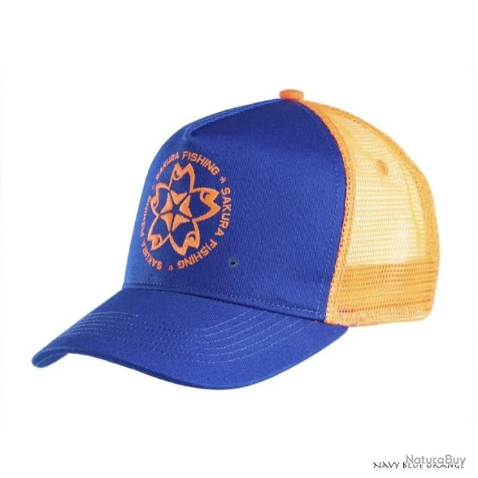 Casquette Sakura 2020 Navy Blue Orange 1 Casquette Sakura 2020 Navy Blue Orange