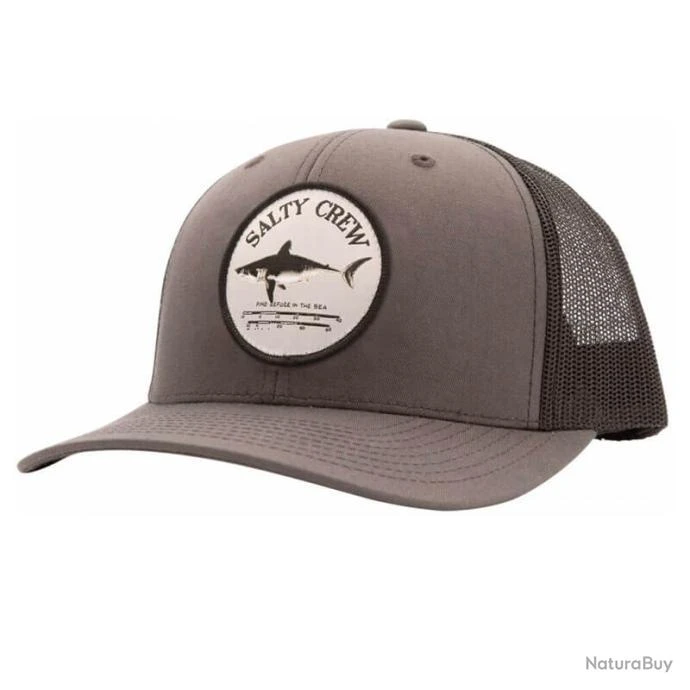 Casquette Salty Crew Bruce Retro Trucker Charcoal-Black 1 Casquette Salty Crew Bruce Retro Trucker Charcoal-Black