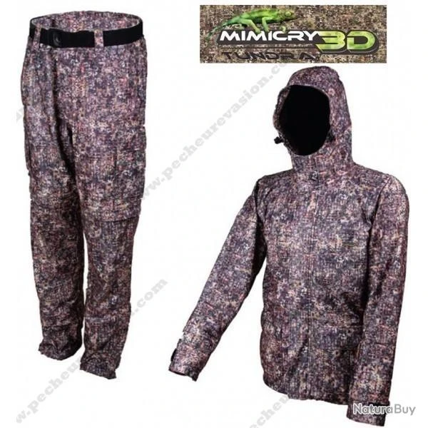 MAD® Ensemble CAMOU Veste + Pantalon Megalite Mimicry 3D Tundra Mad XXL 1 MAD® Ensemble CAMOU Veste + Pantalon Megalite Mimicry 3D Tundra Mad XXL