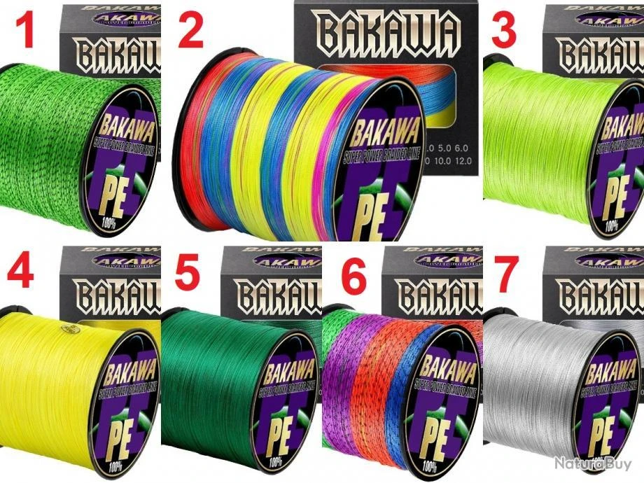 Fil De Peche Multifilament PE 8 Brins 300m, Couleur: Au Choix, Modele: 0.425mm 36.2kg 1 Fil De Peche Multifilament PE 8 Brins 300m, Couleur: Au Choix, Modele: 0.425mm 36.2kg