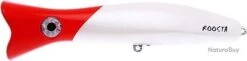 Leurre Halco Roosta Pop 160 WHITE RED HEAD