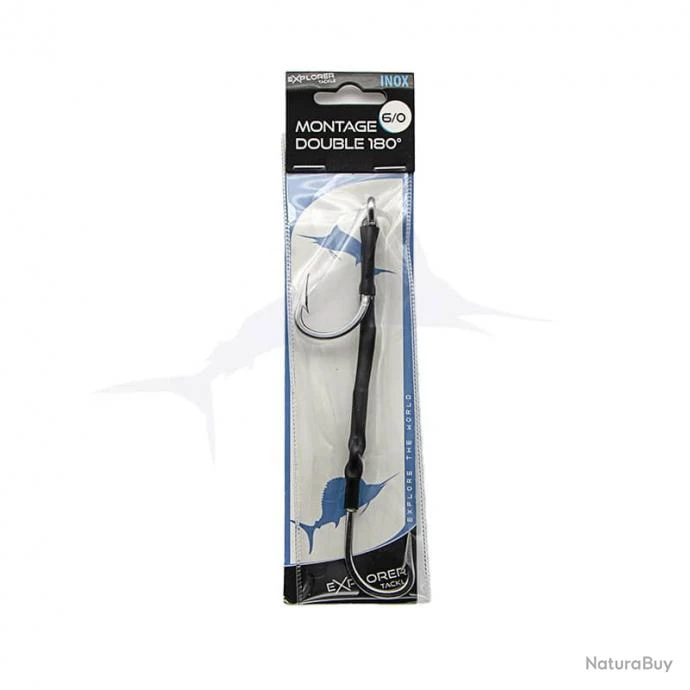 Montage Double 180° Explorer Tackle 6/0 1 Montage Double 180° Explorer Tackle 6/0