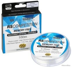 SUNSET Nylon Memory Free Rs Competition Baccarat Crystal 0,60Mm 100M 45/100-11,1KG