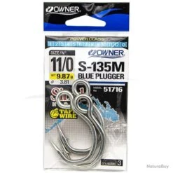 Owner Blue Plugger S-135M 11/0