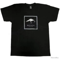 T-Shirt Daiwa Born To Fish M Noir