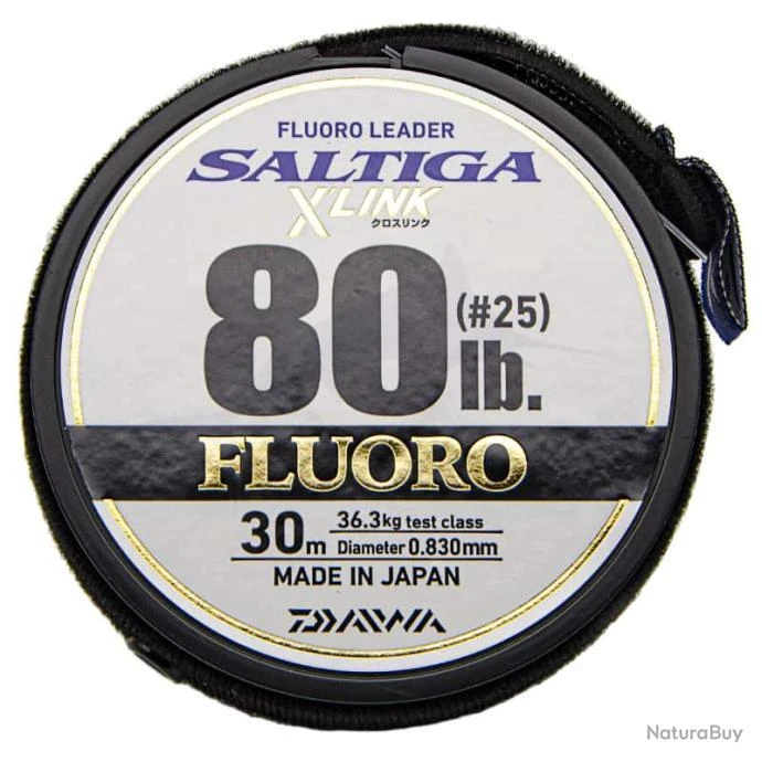 Daiwa Saltiga X Link Fluorocarbon Leader 80lb 1 Daiwa Saltiga X Link Fluorocarbon Leader 80lb