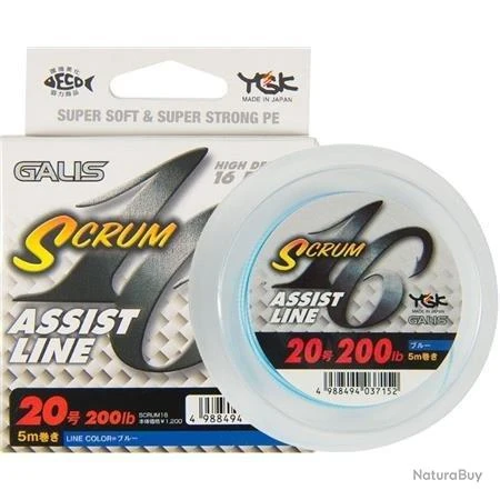 GALIS SCRUM 16 ASSIT LINE 20 - 200 LB - 5M BLUE (x12) 2 GALIS SCRUM 16 ASSIT LINE 20 - 200 LB - 5M BLUE (x12) – Image 2
