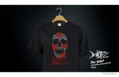 T Shirt Way Of Fishing V2 Red Black