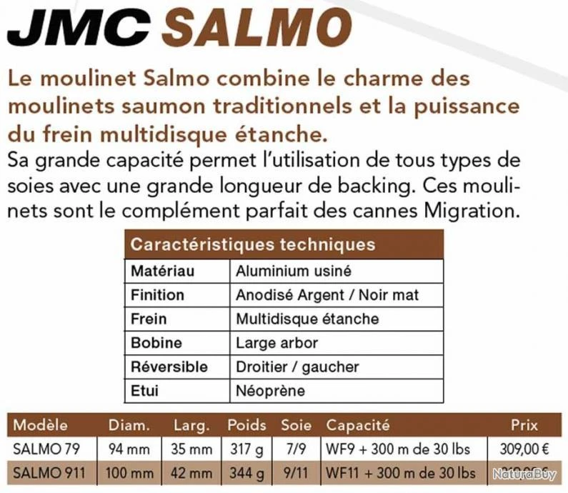 JMC Salmo 911 Moulinet Mouche JMC 3 JMC Salmo 911 Moulinet Mouche JMC – Image 3