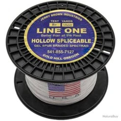Jerry Brown Spliceable Hollow (1200YDS) 80lb Blanc