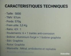 Moulinet Caperlan 5000 -Magasin De Pêche Et De Sport 00003 moulinet caperlan 5000
