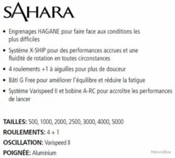 Sahara 1000 FI Moulinet Spinning Shimano 7 Sahara 1000 FI Moulinet Spinning Shimano -Magasin De Pêche Et De Sport 00004 Sahara 1000 FI Moulinet Spinning Shimano
