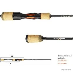 Canne Sakura Tsubaki Spinning TSS 602 UL 1.83m 0.5-5g -Magasin De Pêche Et De Sport 00007 Canne Sakura Tsubaki Spinning TSS 602 UL 1.83m 0.5 5g