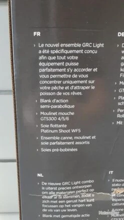 5112 CANNE PECHE A LA MOUCHE GREYS CRC LIGHT COMBO KIT NEUF -Magasin De Pêche Et De Sport 00010 5112 CANNE PECHE LA MOUCHE GREYS CRC LIGHT COMBO KIT NEUF